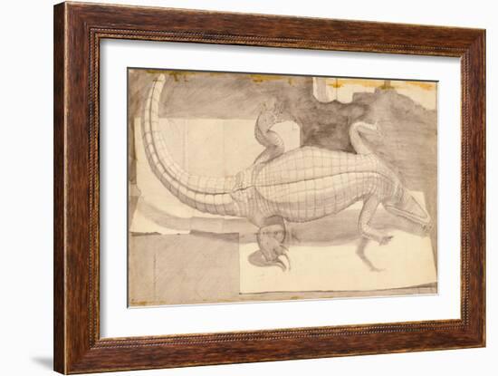 Alligator, 1948-Evelyn Williams-Framed Giclee Print