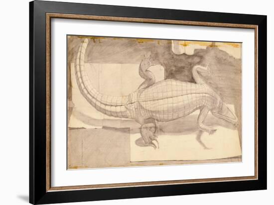 Alligator, 1948-Evelyn Williams-Framed Giclee Print