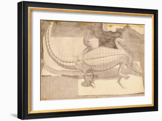 Alligator, 1948-Evelyn Williams-Framed Giclee Print