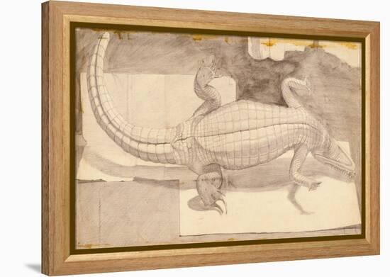 Alligator, 1948-Evelyn Williams-Framed Premier Image Canvas