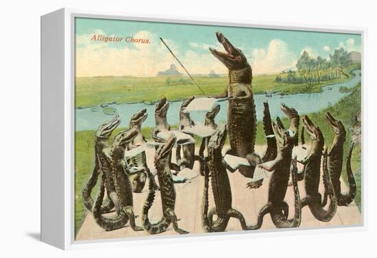 Alligator Chorus-null-Framed Stretched Canvas