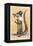 Alligator in Top Hat-null-Framed Stretched Canvas