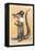 Alligator in Top Hat-null-Framed Stretched Canvas