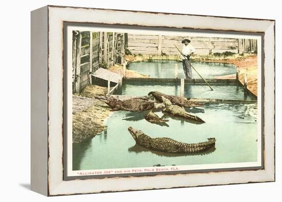 Alligator Joe, Palm Beach, Florida-null-Framed Stretched Canvas