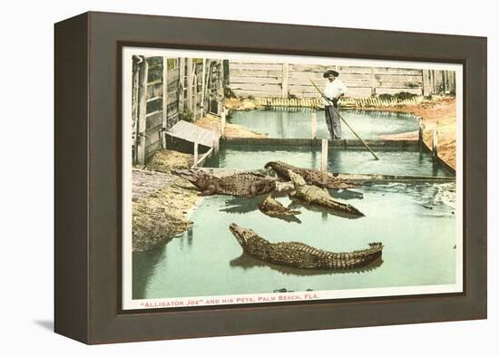 Alligator Joe, Palm Beach, Florida-null-Framed Stretched Canvas