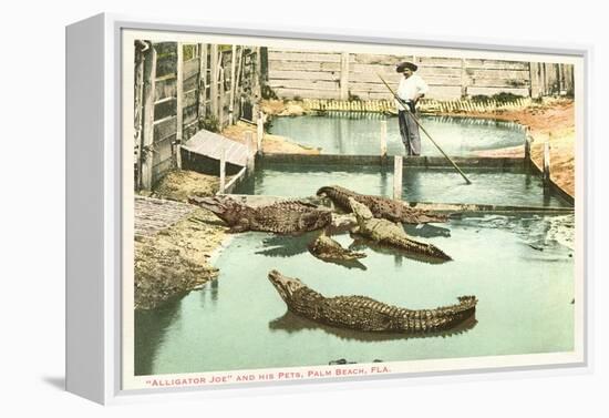 Alligator Joe, Palm Beach, Florida-null-Framed Stretched Canvas