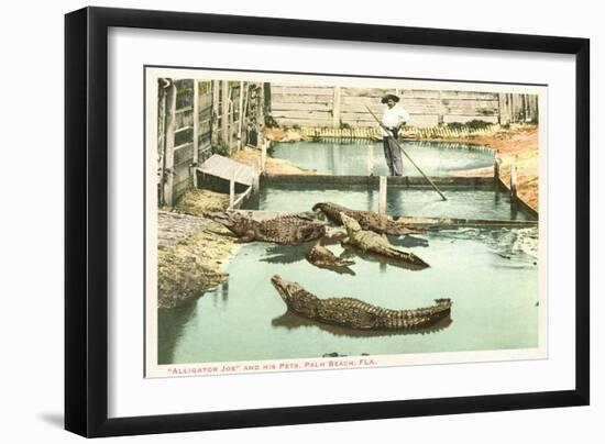 Alligator Joe, Palm Beach, Florida-null-Framed Premium Giclee Print