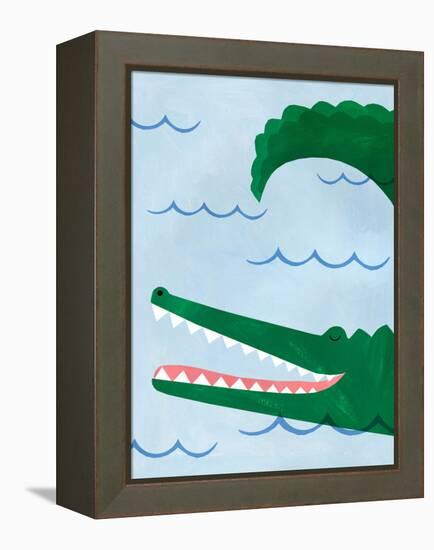 Alligator-Emily Kopcik-Framed Stretched Canvas