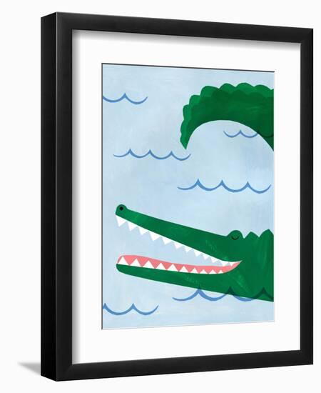 Alligator-Emily Kopcik-Framed Premium Giclee Print