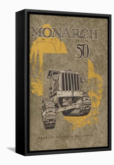 Allis Chalmers Monarch Tractor-null-Framed Premier Image Canvas