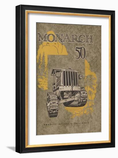 Allis Chalmers Monarch Tractor-null-Framed Giclee Print