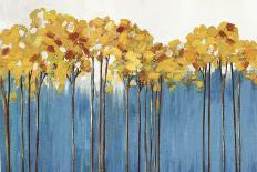 Teal Trees II-Allison Pearce-Framed Art Print