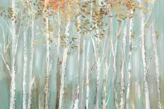 Yellow trees-Allison Pearce-Framed Art Print