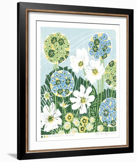 Allium and Cosmos-Zoe Badger-Framed Giclee Print