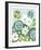 Allium and Cosmos-Zoe Badger-Framed Giclee Print