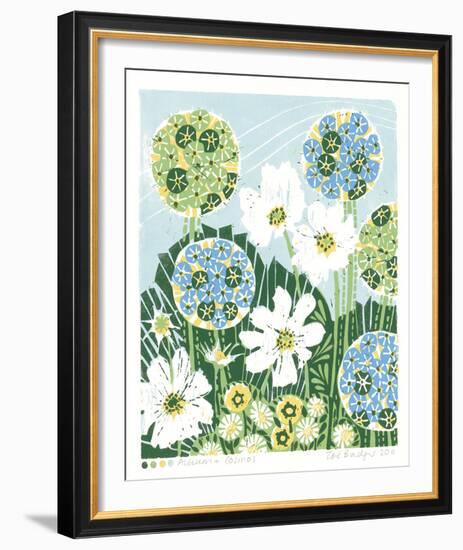 Allium and Cosmos-Zoe Badger-Framed Giclee Print