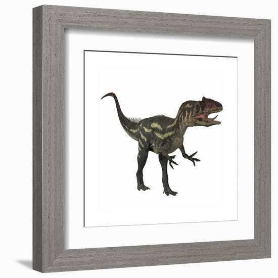Allosaurus, a Prehistoric Era Dinosaur-null-Framed Art Print