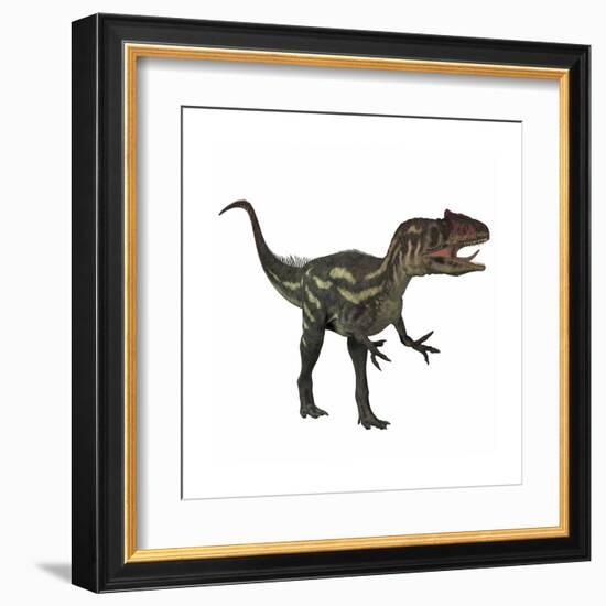 Allosaurus, a Prehistoric Era Dinosaur-null-Framed Art Print