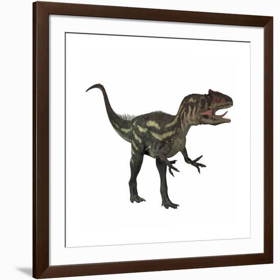 Allosaurus, a Prehistoric Era Dinosaur-null-Framed Art Print