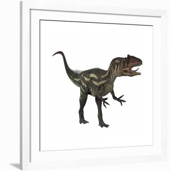 Allosaurus, a Prehistoric Era Dinosaur-null-Framed Art Print