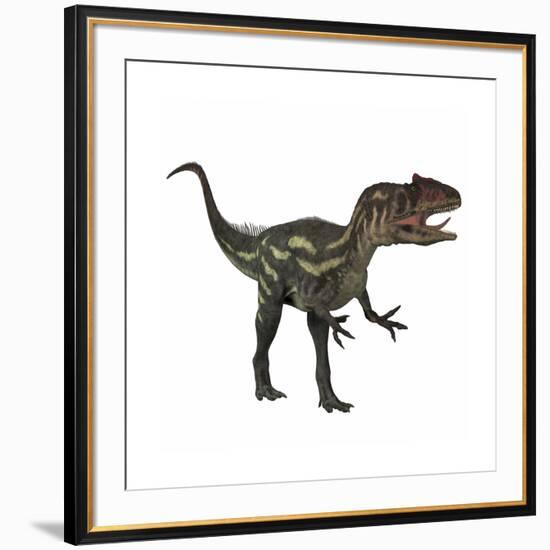 Allosaurus, a Prehistoric Era Dinosaur-null-Framed Art Print