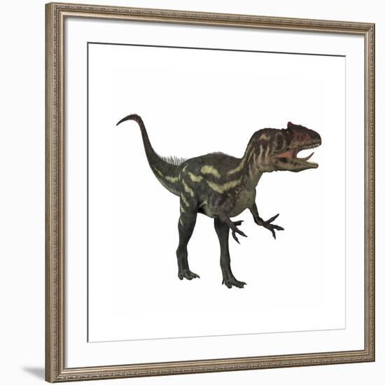 Allosaurus, a Prehistoric Era Dinosaur-null-Framed Art Print