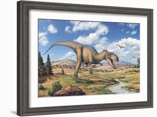 Allosaurus Dinosaur-Joe Tucciarone-Framed Photographic Print