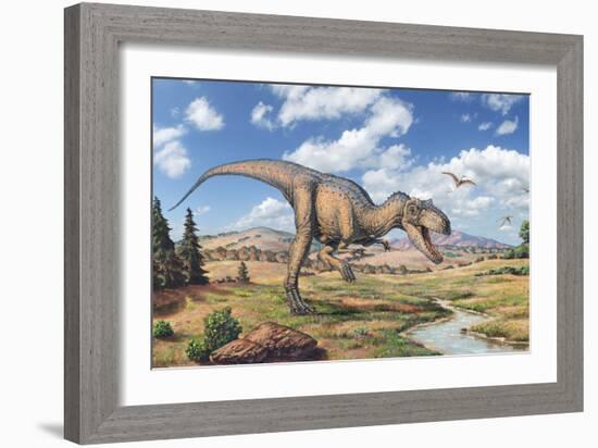 Allosaurus Dinosaur-Joe Tucciarone-Framed Photographic Print