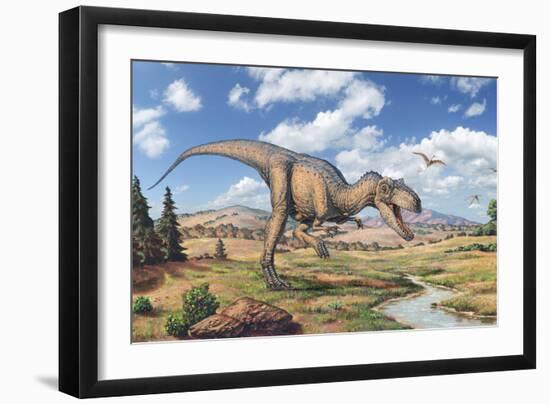 Allosaurus Dinosaur-Joe Tucciarone-Framed Photographic Print