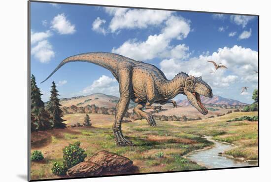 Allosaurus Dinosaur-Joe Tucciarone-Mounted Photographic Print
