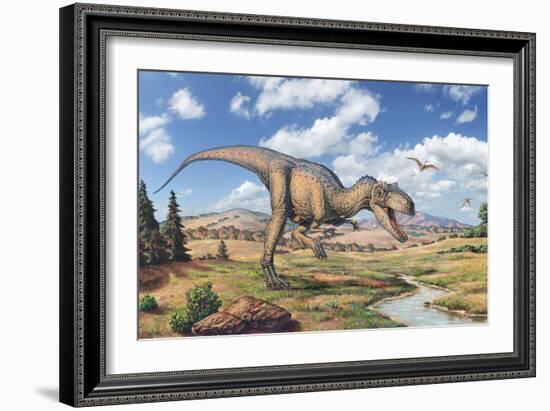 Allosaurus Dinosaur-Joe Tucciarone-Framed Photographic Print