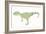 Allosaurus Pencil Drawing with Digital Color-Stocktrek Images-Framed Premium Giclee Print