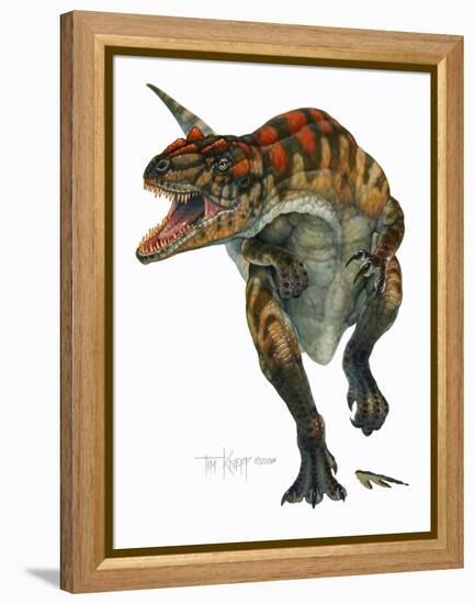 Allosaurus-Tim Knepp-Framed Premier Image Canvas