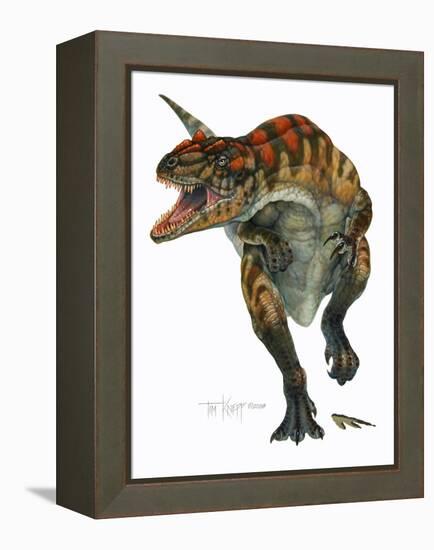 Allosaurus-Tim Knepp-Framed Premier Image Canvas