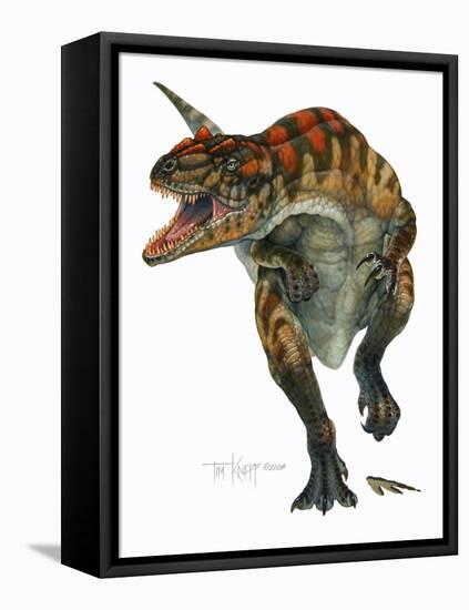 Allosaurus-Tim Knepp-Framed Premier Image Canvas