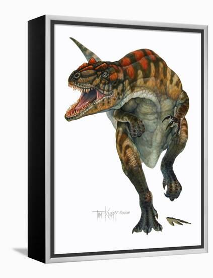 Allosaurus-Tim Knepp-Framed Premier Image Canvas