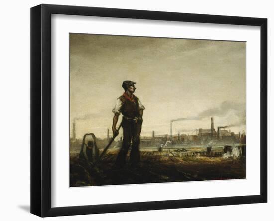 Allotments, East Ham-Christopher Richard Wynne Nevinson-Framed Giclee Print