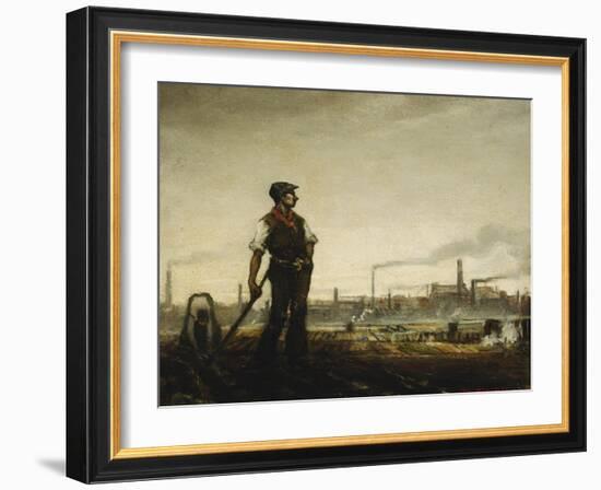 Allotments, East Ham-Christopher Richard Wynne Nevinson-Framed Giclee Print