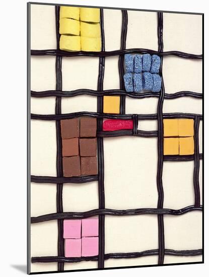 Allsorts 1 (After Mondrian) 2003-Norman Hollands-Mounted Photographic Print