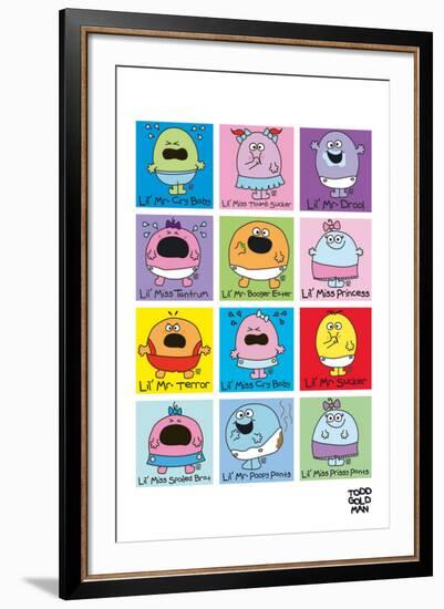 Allsorts I-Todd Goldman-Framed Giclee Print