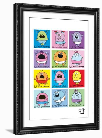 Allsorts I-Todd Goldman-Framed Giclee Print