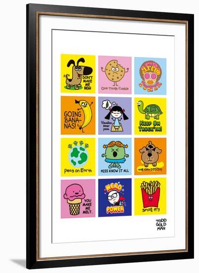 Allsorts II-Todd Goldman-Framed Giclee Print