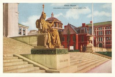 Alma Mater Statue, Columbia University, New York' Art Print | Art.com