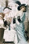Street Girls, from 'Paris: Moeurs, Costumes Et Attitudes 1912-13, Vol. 1: Les Bars', Published 1914-Almery Lobel-riche-Giclee Print