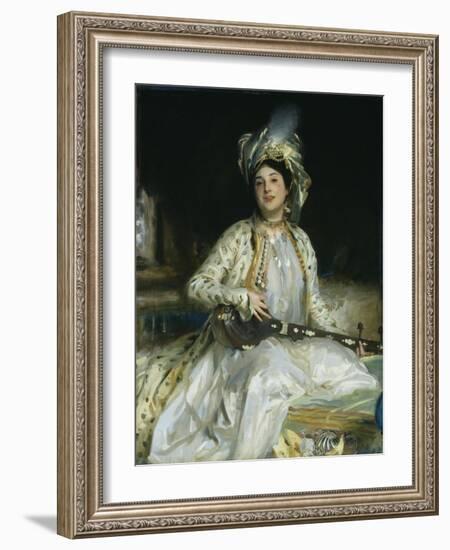 Almina, Daughter of Asher Wertheimer-John Singer Sargent-Framed Giclee Print