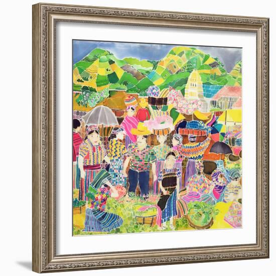 Almolonga Market-Hilary Simon-Framed Giclee Print