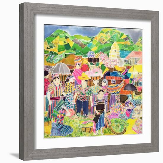 Almolonga Market-Hilary Simon-Framed Giclee Print