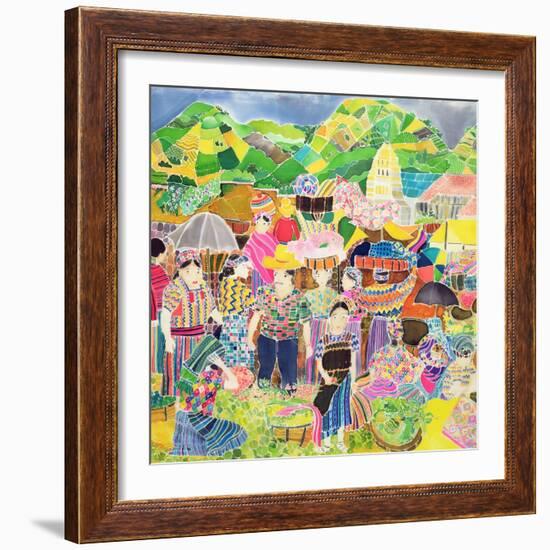 Almolonga Market-Hilary Simon-Framed Giclee Print