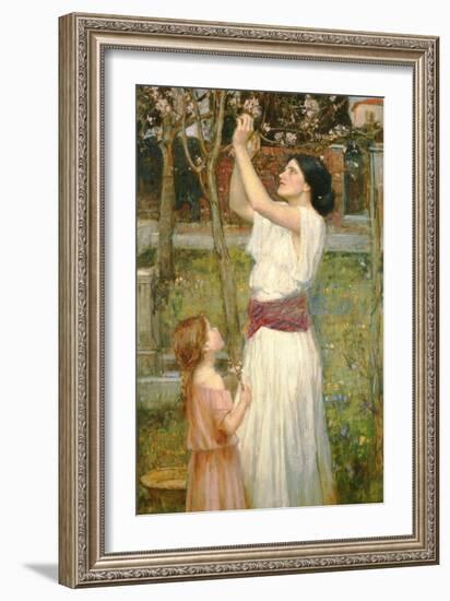 Almond Blossoms, C.1916-John William Waterhouse-Framed Giclee Print