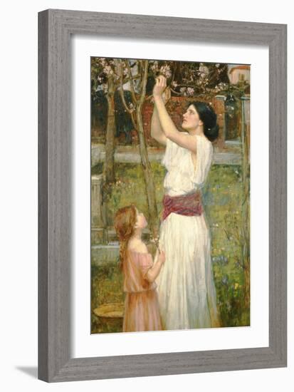 Almond Blossoms, C.1916-John William Waterhouse-Framed Giclee Print